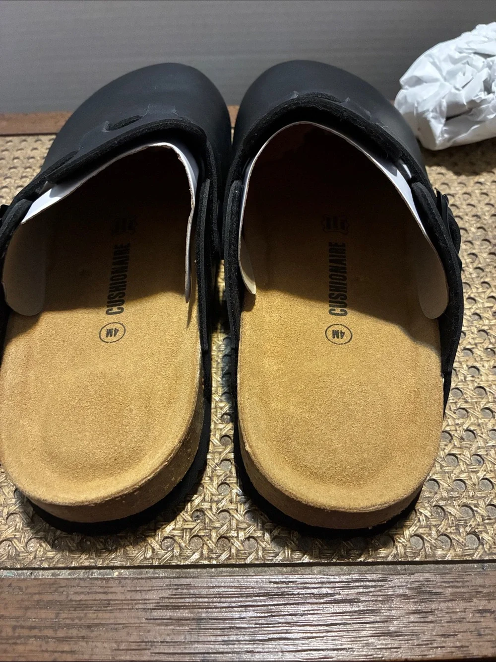 Cushionaire Kids Black Slip-On Clog with Adjustable Strap 🆕